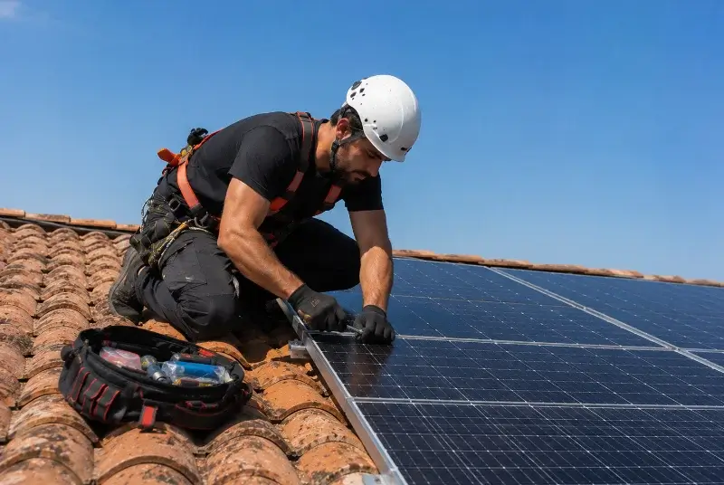 Maintenance et monitoring de panneaux solaires à Bazoges-en-Pareds