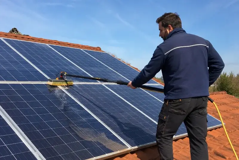 Nettoyage et entretien de panneaux solaires à Bazoges-en-Pareds